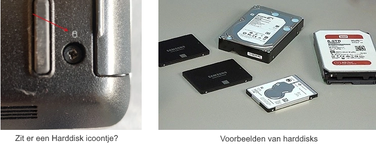 Voorbeelden Harddisk voorbeelden